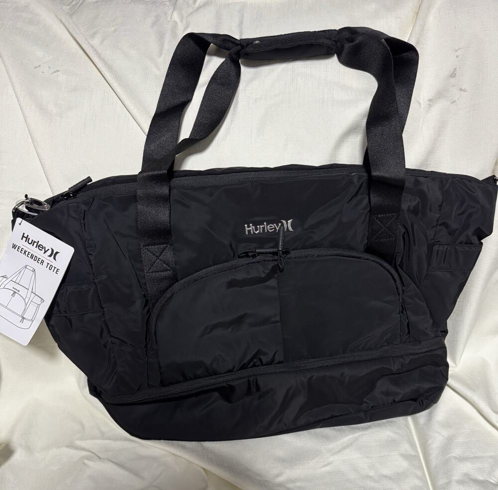 Hurley Black Weekender Tote 9A7434